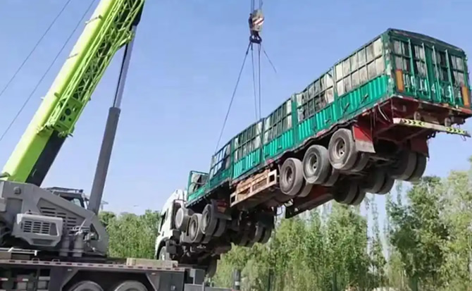 双塔区道路脱困救援案例